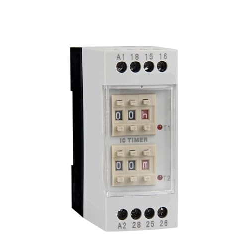 Relais temporisé HHS17PR AC220V avec double tension DC24V pour automatisme stable