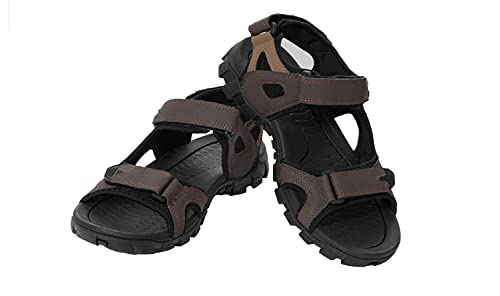 Gioberti Men Open Toe Sandals with Adjustable Straps and Arch Support