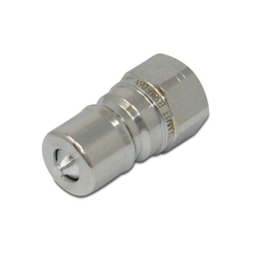 Image of Summit Hydraulics 3 /8 inch NPT ISO 7241-B Quick Disconnect Hydraulic Coupling /Coupler Set (Pack of 2)