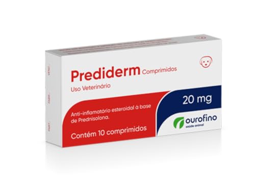 Prediderm - Antiinflamatório e Analgésico com Prednisolona para Cães | Alívio da Dor e Alergias | Ma