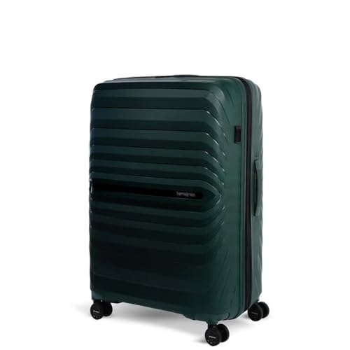 Image of Samsonite Octolite Neo Expandable 75 Cms Large Check-inPolypropylene Hard Sided 8 Wheel Spinner Luggage /Suitcase /Trolley Bag (Green)-10 Year Global Warranty
