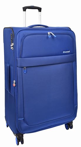 Valise souple à 8 roulettes extensible légère Quito marine L