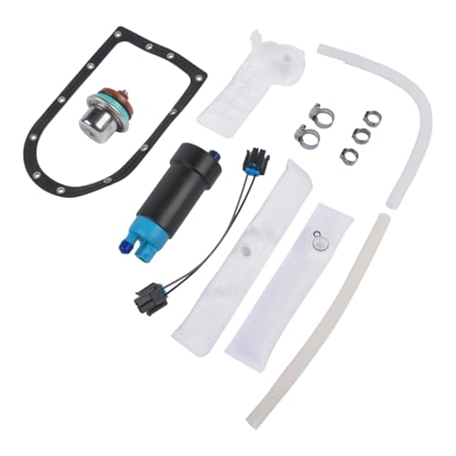 Demfec In-Tank Fuel Pump With Regulator Tank Seal Strainer Compatible with Harley-Davidson Dyna Fat Bob Super Glide Custom 75218-04D 75146-06 62111-04 47-2011 AP02