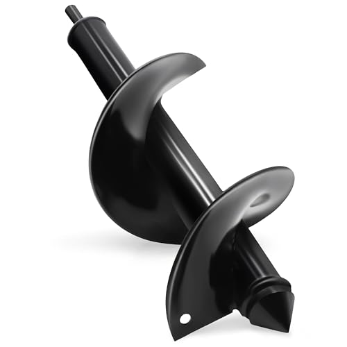 10x30cm Erdbohrer für Bohrmaschine,Pflanzbohrer für Akkuschrauber,Grabungswerkzeug zum Pflanzen,Schwerlast Blume Pflanzgefäße Schnecke zum Löcher Graben,Spiralbohrer