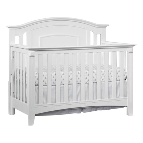 Pemberly Row Modern Wood 4 in 1 Convertible Crib in