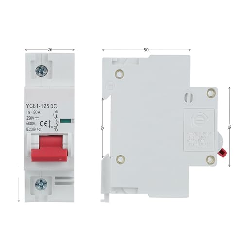 Disjoncteur miniature protégeant le circuit CC 100A rail DIN - 3