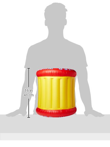 Swimline Water Wheel Pool Float, Red/Yellow