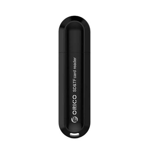 ORICO Leitor de Cartão de Memória SD/TF USB 3.0 - CRS21, Preta