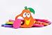 Bathtub Toys for Toddlers - Foam Bath Puzzles for Kids - Fun Baby Educational Toy for Girls & Boys Preschoolers - Fine Motor Skills - Early Learning Tub Stickers Fruits Set (12 Puzzles - 24 Items)