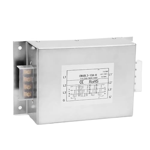 Filtre triphasé CW6BL3-10A-R entrée trois feux terre isolation servo 380V