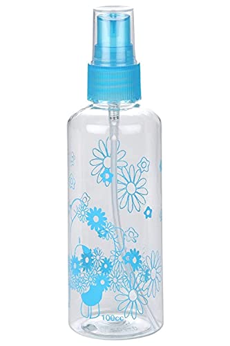 Image of Kabeer Art 100Ml Empty Cute Bear And Floral Refillable Fine Mist Sprayer Spray Bottle Atomizer With Ultra-Fine Mist Pump For Beauty, Outdoors, Travel Purposes - 3 Pc (Random Colour) - Multicolour