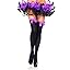 Black With Purple Bow