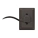 SCHLAGE Accent Lever with Addison Trim Non-Turning Lock in Aged Bronze - Left Handed - F170 ACC 716 ADD LH