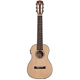 Alvarez Artist AU70WB Baritone 6-String Acoustic Ukulele, 18 Frets, Mahogany Neck, Rosewood Fingerboard, Solid A+ Sitka Spruce Top, Walnut Back/Sides, Natural Satin