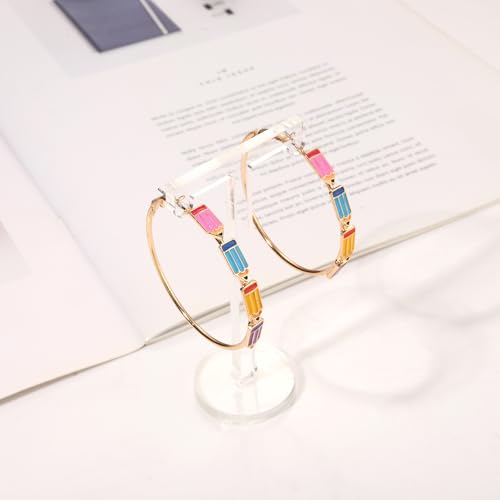 BVGA Teacher Earrings for Women Book Pencil Hoop Earrings Teacher Jewelry Appreciation Gifts Back to School Outfits Accessories2