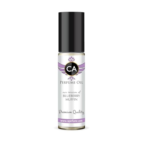 CA Perfume IOriginals Blueberry Muffin Unisex Fragrance Oil Gourmand Scent Long Lasting Perfumes for Women &amp; Men Travel Size TSA Ready Mini Parfum Body Oil Roll-on 0.33 Fl Oz 10ml