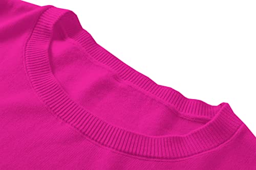 Image of SANGTREE Short Sleeve Sweater for Women Crewneck Summer Knit Tops | Summer Knit Pullover Tops.Perfect for Daily,Work,Home,Holiday,Travel,Shopping Etc.