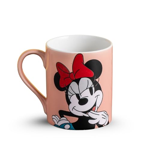 Image of Clay Craft - Official Disney Mugs : Minnie Mouse Red Bow Print, Fine Ceramic Coffee Mug, 360 Ml |Cartoon Character Gift Mug for Kids & Adults | Microwave & Dishwasher Safe