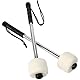 Kleemeiero 2 Stück Trommel Schlägel Filz Trommelschlägel Set 30 x 5cm Trommelstöcke Filz Wollfilzkopf mit Holzgriff Trommelstock Kinder Drumsticks für Trommeln Erwachsene Schlaginstrumente