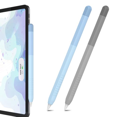 Image of Delidigi for Apple Pencil Pro (2024) & Apple Pencil 2nd Generation Case | Gradient Color Design Silicone Sleeve Cover, Magnetic Charging Compatible, Double Tap Support