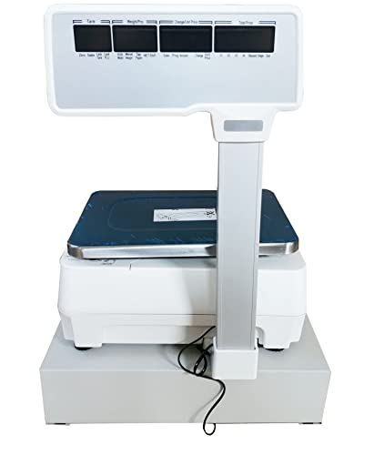 Báscula digital con impresora térmica, carga 66LB miniatura 6