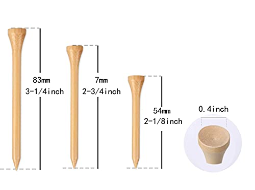 Whamz33 Professional Wooden Golf Tees 2 3/4 Inch Tee Pack Of 100 Golf Tee thumb #3