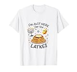 Photo Gallery sono qui solo per i latkes hanukkah maglietta Photo Gallery sono qui solo per i latkes hanukkah maglietta