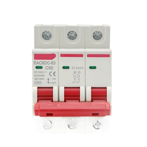 Interruptor de protección de sobrecarga DC 1000V para instalaciones fotovoltaicas