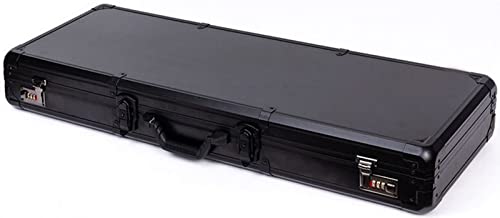 REMEK Hartwaffenkoffer Aluminium-Rahmen Hard Rifle Case, Gewehr-Hartschalenkoffer Wasserdicht Mit Vorgeschnittenem Schaumstoff ABS Hartplastik Aufbewahrungs Box 80/90/100/120cm