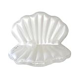 TG,LLC Treasure Gurus Giant Clam Shell Pool Float Adult Swimming Floats Kids Water Toys Mermaid Birthday Party Decor