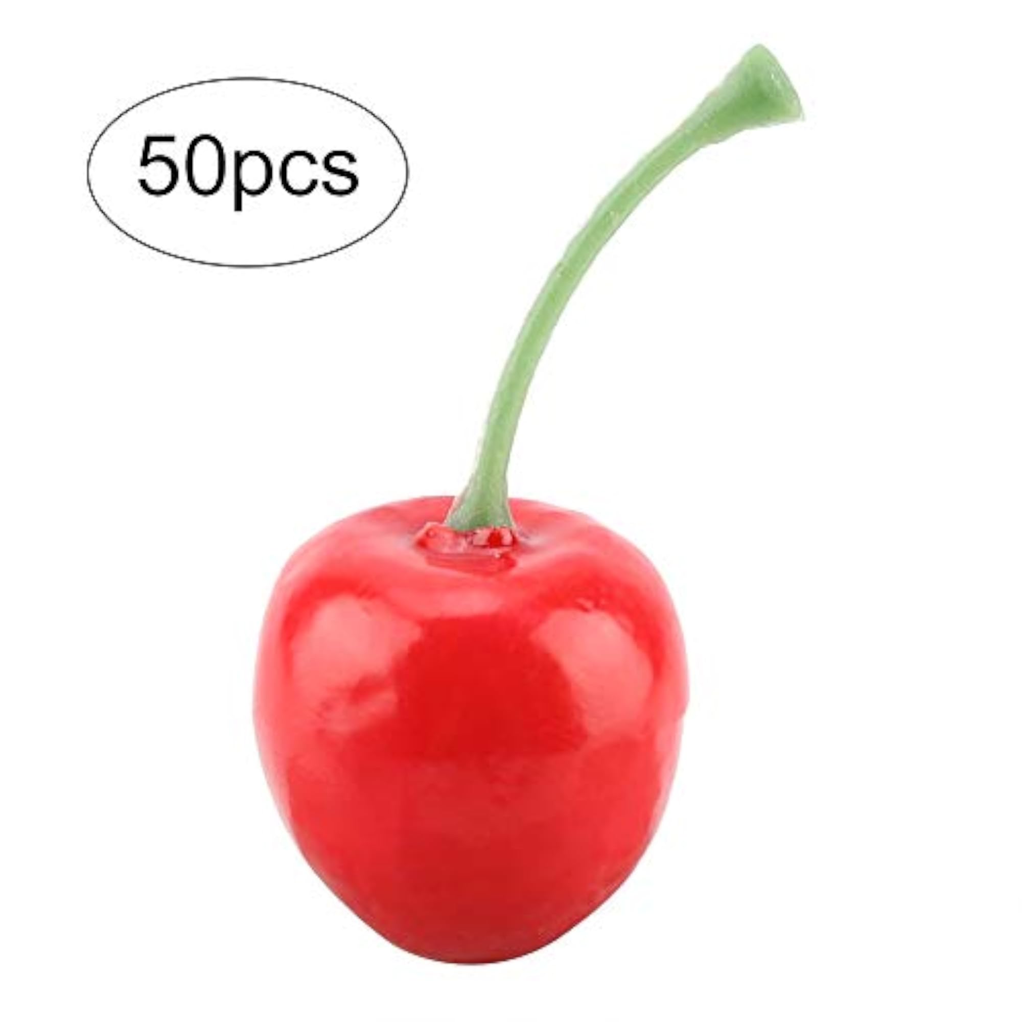 50pcs Foam Cherry Model Decor