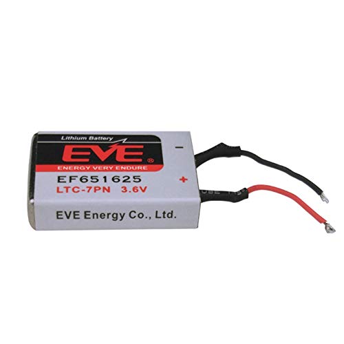 2 sztuki Oryginalne EF651625 do Drukarki Heidberg Kart Pamięci Lamp Pozycjonowanie LTC-7PN 3.6V Bateria Litowa EVE
