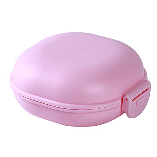 Sevenfly Soap Case Travel Soap Box Sealing Waterproof Soap Dish Holder for Men Women Home Bathroom Shower Travel,Pink