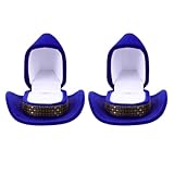 Boîte à bijoux en forme de chapeau de cowboy – cet écrin à bagues apporte une touche charmante à votre commode ou coiffeuse, et est à la fois pratique et décoratif