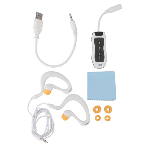 Reproductor MP3 Resistente Al Agua, Auriculares de Natación Impermeables IPX8 para Natación y Actividades Al Aire Libre, Memoria Interna de 8 GB, Reproducción USB (8GB)