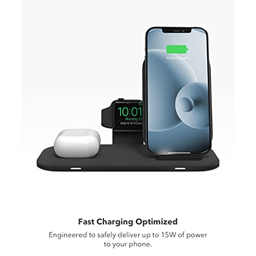 Mophie Wireless Charging Stand+ Wireless Charging Stand And Pad With Usb-A Port. For Airpods, Apple Watch, Iphone, Samsung Galaxy, Qi-Enabled Devices #TOP1