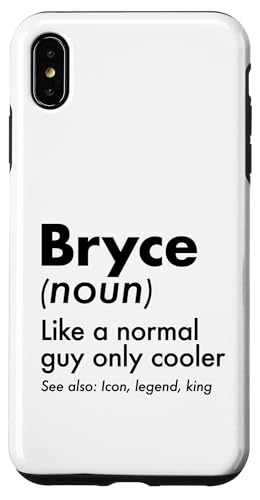 Bryce Like A Normal Guy Only Cooler Legend King �t�@�[�X�g�l�[�� �X�}�z�P�[�X iPhone XS Max �p