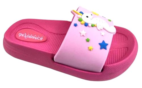 de fonseca Fascione Ciabatte Bambini Mare Piscina art. VASTO E U710 (FUXIA, Sistema Taglie Calzature EU, Bimbo (0-5 anni), Donna, Numero, Media, 28)