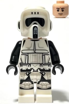 LEGO Star Wars: Scout Trooper Minifigure with Blaster Pistol Ages 6+, White - Image 2