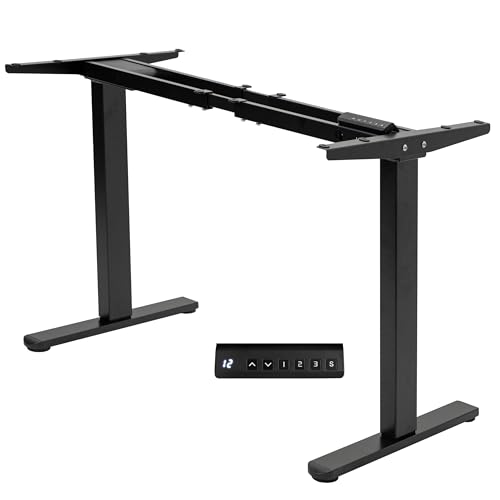 VIVO Electric Stand Up Desk Frame, DIY Workstation, Frame Only, Dual