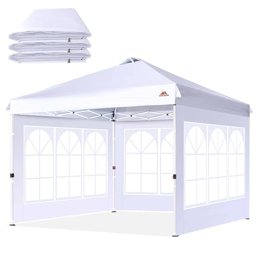 SCOCANOPY Church Window Sidewall for 10x10 Canopy Frame, 3 Pack