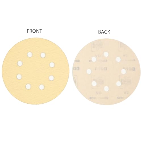 Image of Taparia 5 inch (125 mm) Velcro Disc,5 Pc x Grit 60, 100, 180, 320. Pack of 20
