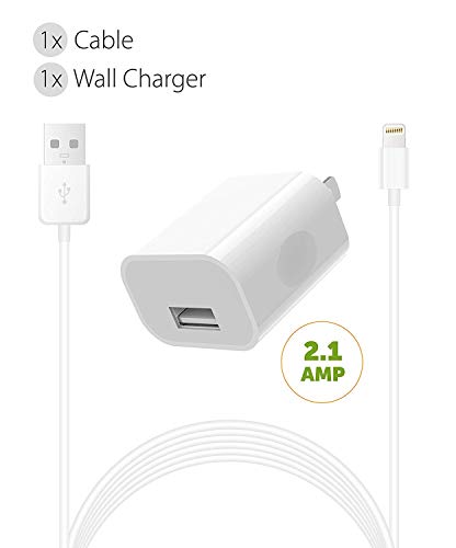 BoxGear Fast iPhone Charger, [2-Pack] Mfi Certified Cable, Fast Wall Charger, USB Data Charge Sync C - //coolthings.us
