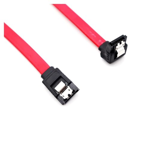 Cable SATA 7 Pin 0.5m con ángulo 90° y switch metálico miniatura 2