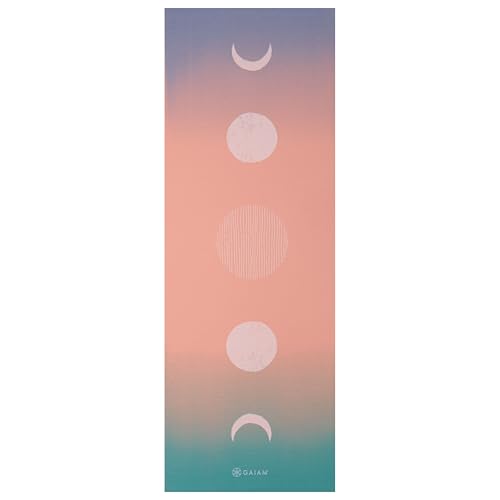 Image of Gaiam Premium Yoga Mat, 6mm Thick Print Mat