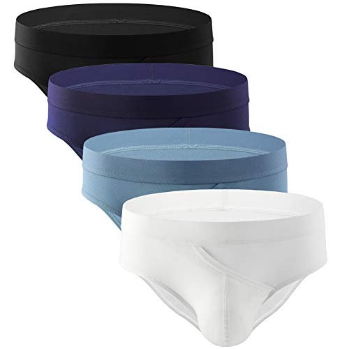 Summer Code Mens Cotton Briefs Fly Front Pouch Underwear Pack