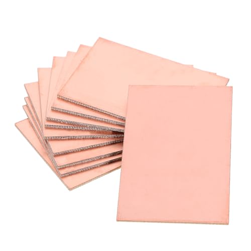 VILLFUL 10 Pezzi Schede Pcb Fai Da Te 5x7cm Singola Faccia Rivestite Fr4 Per Circuiti Stampati Saldatura e Esperimenti Elettronici Progetti Elettronici Portatili