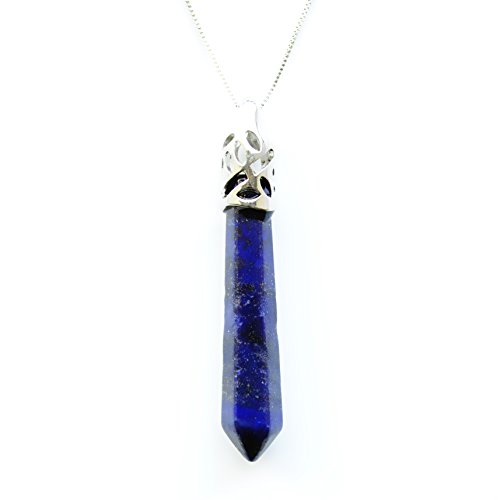 Bella Jade Chakra Reiki Pointed Crystal Pendant Amulet/Talisman Necklace