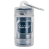 Pet Basecamp Transparent Poop Bag and Baby Diaper Bag Holder, Clear Body, Compartment for Spares, 1 Dispenser