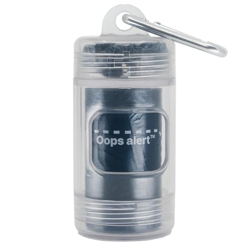 Pet Basecamp Transparent Poop Bag and Baby Diaper Bag Holder, Clear Body, Compartment for Spares, 1 Dispenser